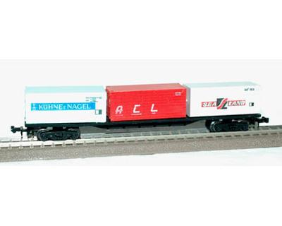 Lima 320487. Containervogn med 3 containere. TILBUD.