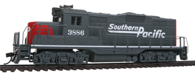 Walthers Trainline 931-142. SP EMD GP9M Diesellokomotiv. DC.