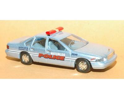 Busch 47628. Chevrolet Caprice. " Waterloo Police Department "