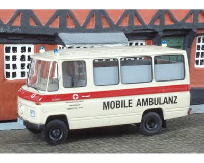 Brekina 36705. MB O 309 Ambulance. DRK.