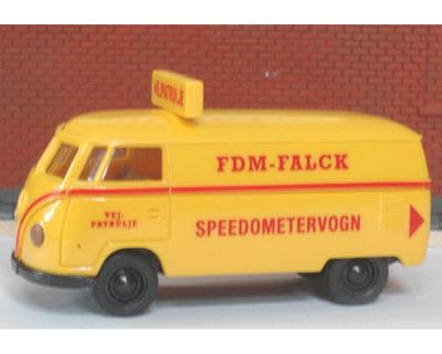 Brekina 32033. VW T1. FDM-FALCK Vejpatrulje.