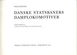 An. HAF. Danske statsbaners damplokomotiver.