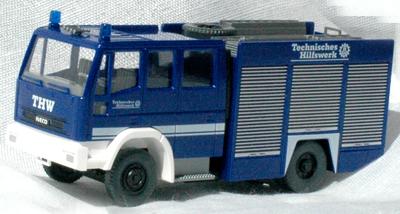 Wiking 6930532. Iveco GKW. THW.