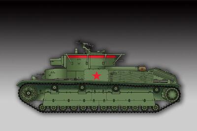 Trumpeter 07150. Soviet T-28 Medium Tank (Welded).