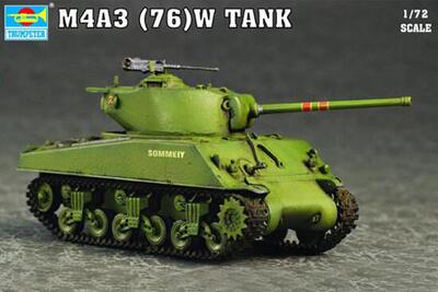 Trumpeter 07226. M4A3 Sherman tank.