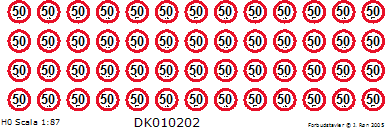Skilteskoven DK010202. Forbudstavler.