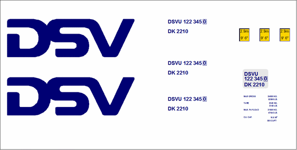 Skilteskoven Co 07. DSV.