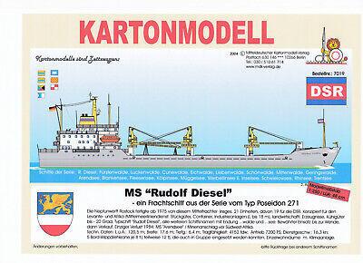 MDK 7019. MS Rudolf Diesel. Fragtskib.