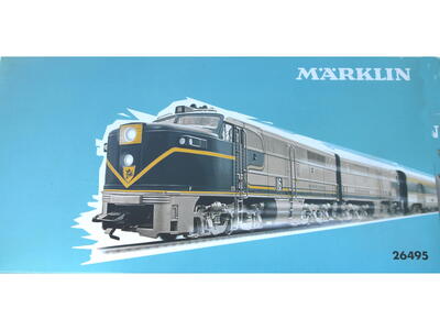Märklin 26495.  Alco PA-1, Delaware & Hudson "Montreal Limited" Passenger Train. Mfx