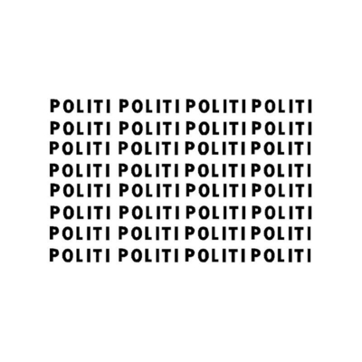 Skilteskoven POL-001. Politi.