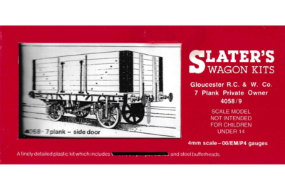 Slater's 4058. Gloucester R.C.&W. Co. 7 plank Private Owner.