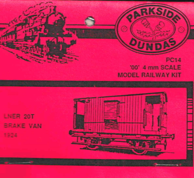 Parkside Dundas PC14 LNER 20T Brake Van 1924.