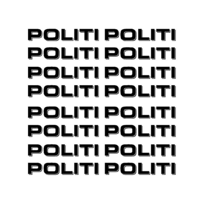 Skilteskoven POL.004. Politi (HVID)