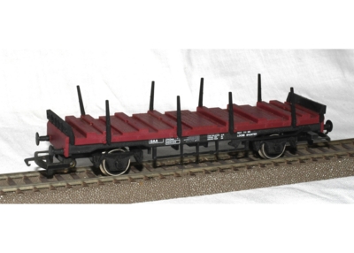 Hornby R236 X, SSA 400105. Vogn til transport af stålemner.