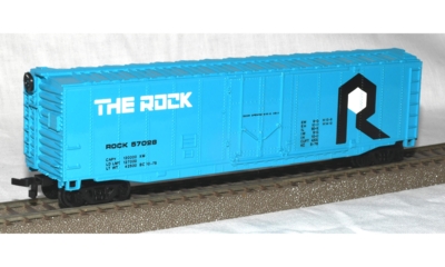 Bachmann 71000.2. 51' Steel plug Door Box Car ROCK ISLAND