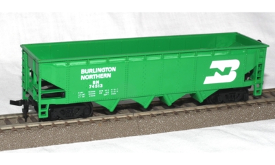 Bachmann 43-1006-03. 4 Bay Hopper BURLINGTON NORTHERN.