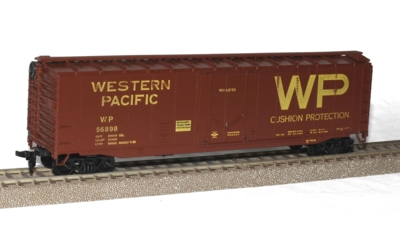 Athern 1323. 50' Box Car. Western Pacific.