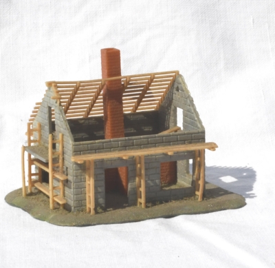 Faller 001FM. Villa under bygning.