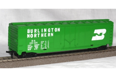 Tyco 339E X. 50' Box Car. Burlington Northern.