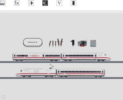 Märklin 29791. DB AG BR 402. Digital startsæt.
