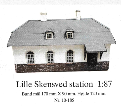 Witzel Hobby 10-185. DSB Stationsbygning. Lille Skensved.