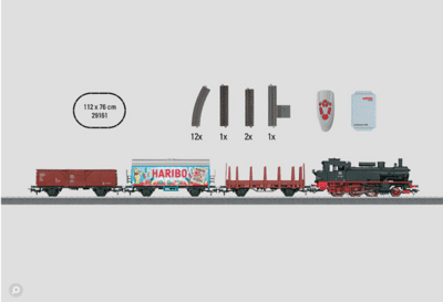 Märklin 29161. Starsæt med DB BR 74. AC digital.