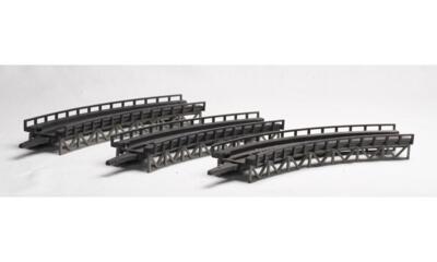 Faller 28290r X. Brostykke, krum. 3 stk. Forskellige radier.