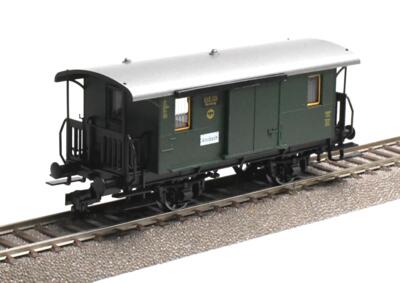 Fleischmann 5055 K. DRG Pakvogn til sidebaner.