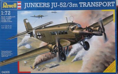 Revell 04305. Junkers JU 52/3m Transportplan..
