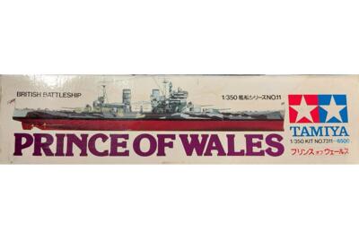 Tamiya 7311. HMS Prince of Wales British Battleship.