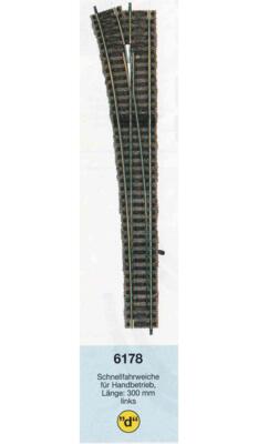 Fleischmann 6179. Sporskifte håndbetjent V.