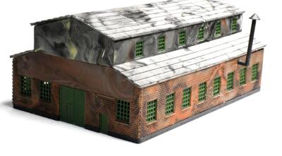 Heljan 671 FM. Fabriksbygning.