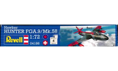 Revell 04186 (Loc4). Hawker HUNTER FGA.9/MK.58.