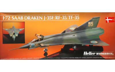 Heller 80255 (Loc 6). SAAB DRAKEN J-35F/RF-35/TF-36.