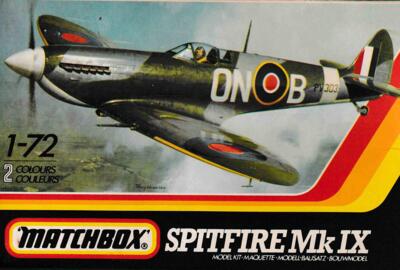 Matchbox PK-2 (Loc 7). Spitfire Mk. IX. Royal Air Force. RAF.