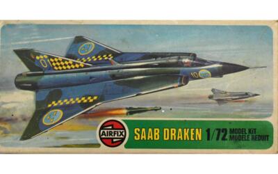 Airfix 02039-4. SAAB DRAKEN.