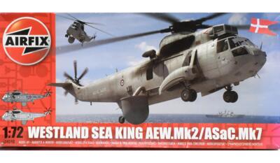Airfix A04048. Westland Sea King AEW Mk.2/ASaC Mk.7 med danske mærker.