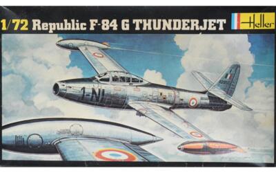 Heller 278. Republic F-84 G Thunderjet.