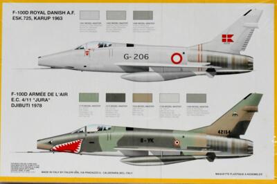Italeri 098 Ekstra, F-100 F Super Sabre Double Seater.