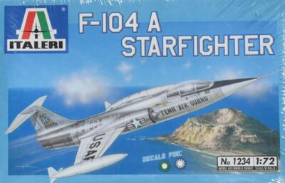 Italeri 1234. F-104 A Starfighter.