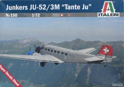 Italeri 150. Junkers JU-52/3M "Tante Ju".