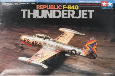 Tamiya 60745. Republic F-84G TUNDERJET.
