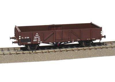 Dekas DK-873061. DSB PD 27401. Åben godsvogn.
