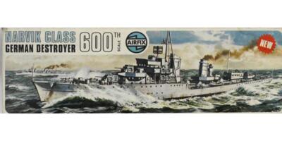 Airfix 02205-9 B. Narvik Class German Destroyer,