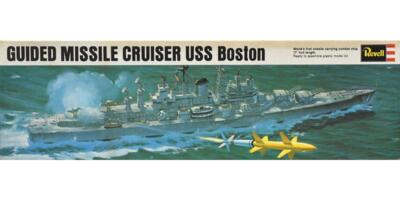 Revell H-451 B. USS Boston. Guided Missile Cruiser.