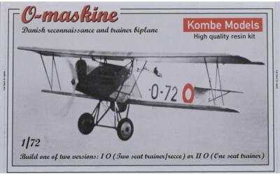 Kombe Models. O-maskine, Danish reconnoissance- and trainer biplane.