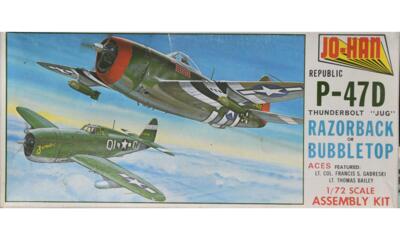 JO-HAN A-102:100. Republic P-47D THUNDERBOLT.