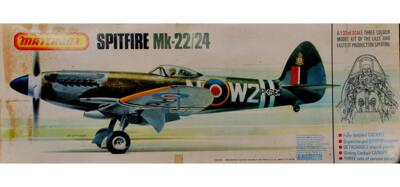 Matchbox PK-501 B. Spitfire Mk.22/24.