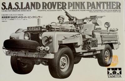 Tamiya 35076. S.A.S. LAND ROVER "PINK PANTHER".