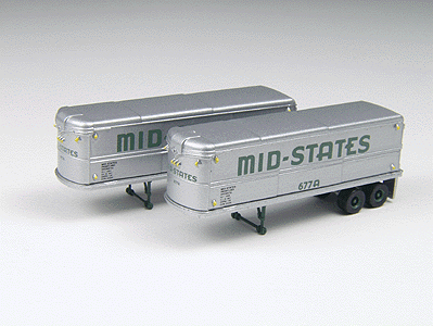 Mini Metals. 51105. Aerowan Trailer. Mid-States. 2 stk.
